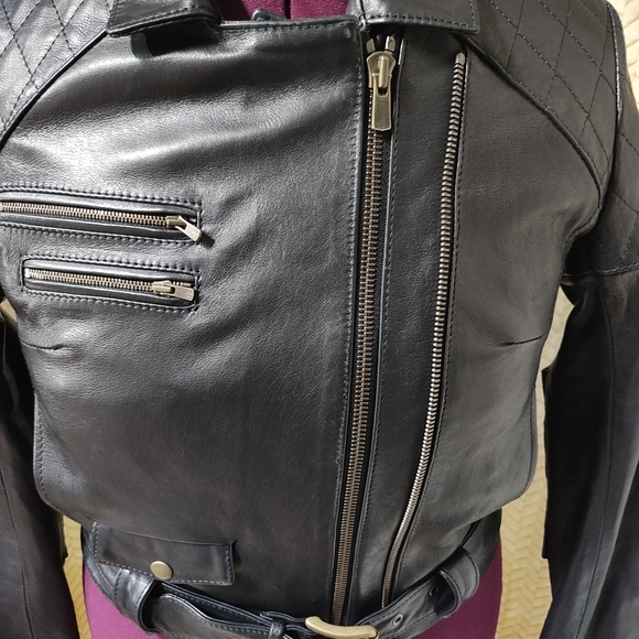 billy reid leather jacket - Picture 6 of 16